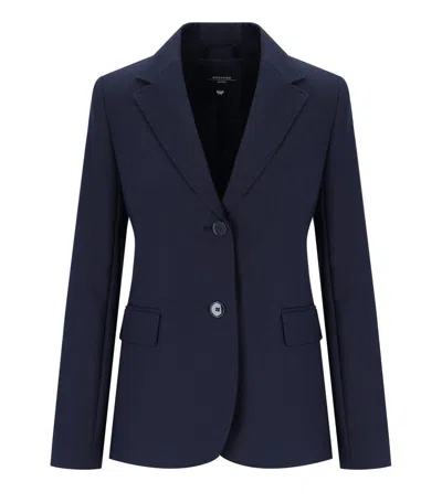 Weekend Max Mara Uva Blue Single-breasted Blazer