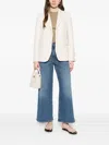 Weekend Max Mara Uva Flap-pocket Blazer In Neutral