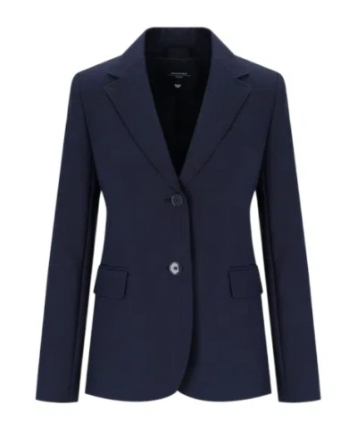 Weekend Max Mara Uva Single-breasted Blazer In Black