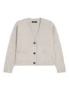 Weekend Max Mara V-neck Cardigan In Neutral