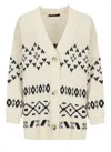 Weekend Max Mara V-neck Cardigan In Neutral