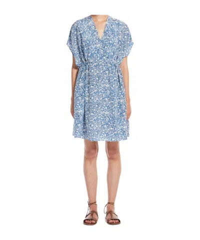 Weekend Max Mara V-neck Dress In Blue
