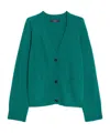 Weekend Max Mara V-neck Long-sleeved Sweater In Green