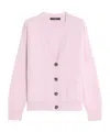 Weekend Max Mara V-neck Long-sleeved Sweater In Pink