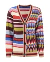 Weekend Max Mara V-neck Long-sleeved Sweater In Red