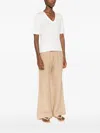 Weekend Max Mara Sleeves V-neckline Short Plain In White