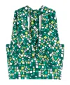 Weekend Max Mara V-neck Sleeveless Vest In Green