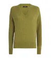 Weekend Max Mara Green Visita Sweater In Green