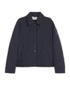 Weekend Max Mara Vadier Buton-up Padded Jacket In Navy Blue