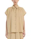 Weekend Max Mara Short Sleeve Shirt In Sand