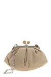 Weekend Max Mara Valois - Pasticcino Bag Small In Suede In Sand