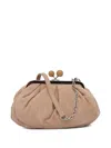 Weekend Max Mara Valois Clutch Bag In Neutral
