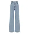 WEEKEND MAX MARA WEEKEND MAX MARA VEGA LIGHT BLUE WIDE LEG JEANS
