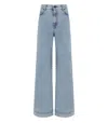 Weekend Max Mara Vega Light Blue Wide Leg Jeans