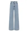 Weekend Max Mara Vega Light Blue Wide Leg Jeans