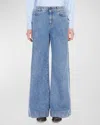 Weekend Max Mara Vega Wide-leg Denim Jeans In Navy