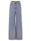 Weekend Max Mara Women's Vega Denim Trouser Navy | Size 38 | 2515181061600038 In Azzurro