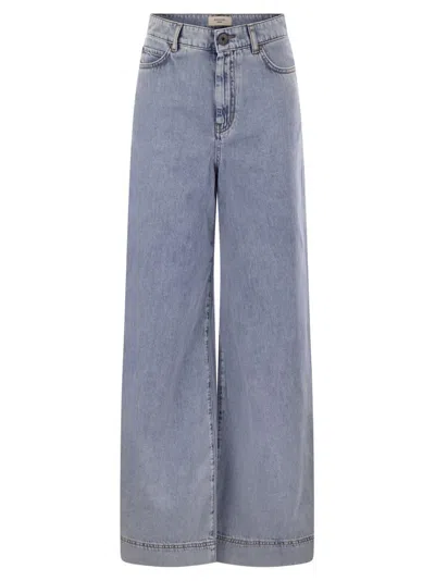 Weekend Max Mara Women's Vega Denim Trouser Navy | Size 38 | 2515181061600038 In Blue