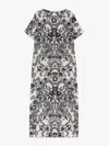Weekend Max Mara Vela Allover Patterned Midi Dress