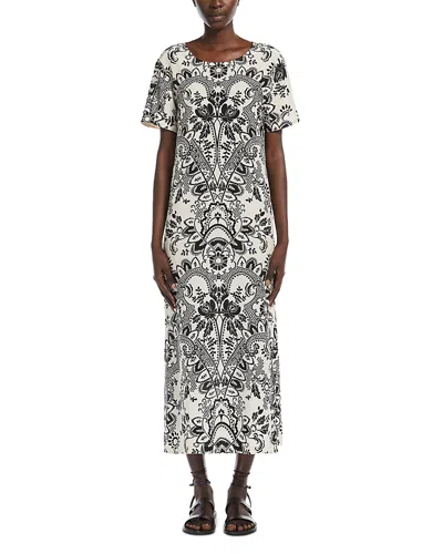 Weekend Max Mara Vela Silk Dress In White