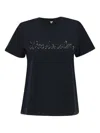 Weekend Max Mara Vello T-shirt In Black