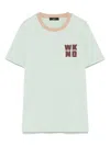 Weekend Max Mara Bello Cotton T-shirt In Blue