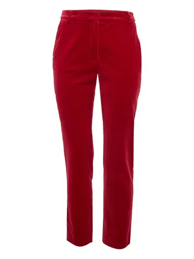 Pre-owned Weekend Max Mara Velvet Trousers In Pink