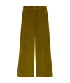 Weekend Max Mara Tania Long Trouser Green In Brown