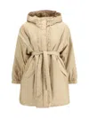 Weekend Max Mara Veranda Down Jacket In Neutral