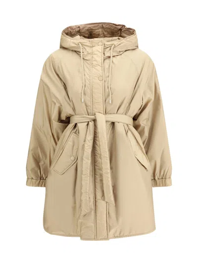 Weekend Max Mara Veranda Down Jacket In Neutral