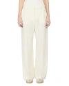 Weekend Max Mara Off-white Wide Jeans In Ecru