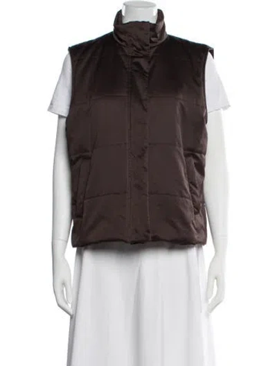 Pre-owned Weekend Max Mara Vest In Brown