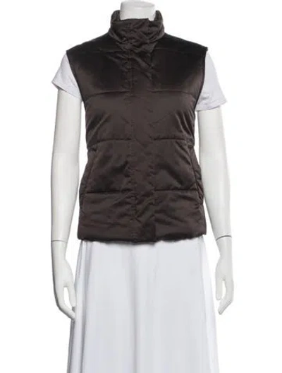 Pre-owned Weekend Max Mara Vest In Brown
