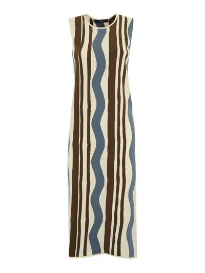 WEEKEND MAX MARA VESTIDO MIDI - NARANJA