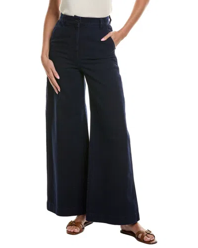 Weekend Max Mara Vicino Denim Trouser In Blue
