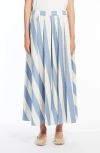 Weekend Max Mara Elastic Waist Skirt In Avio