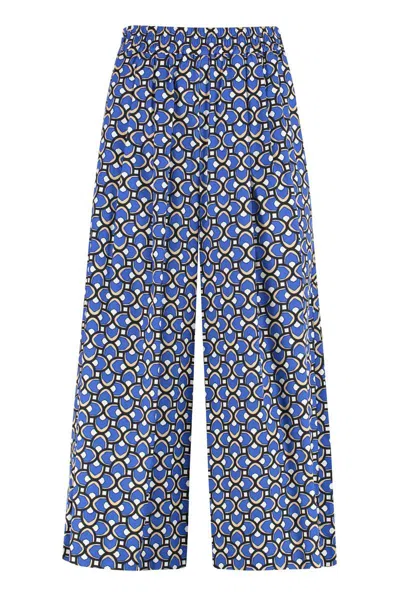 Weekend Max Mara Virgin Poplin Cotton Trousers