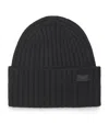 Weekend Max Mara Virgin Wool Beanie In Black