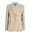 Weekend Max Mara Virgin Wool Blazer In Neutral