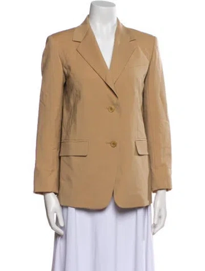 Pre-owned Weekend Max Mara Virgin Wool Blazer In Neutral