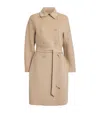 Weekend Max Mara Virgin Wool-blend Double-faced Overcoat In Beige