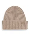 Weekend Max Mara Virgin Wool Butterfly Beanie In Brown