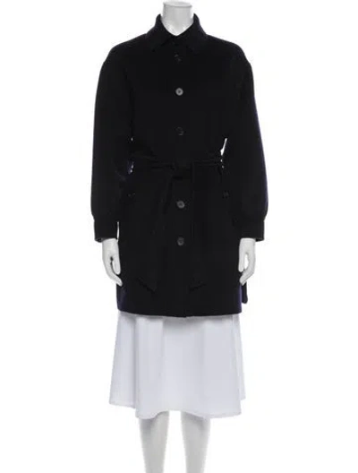 Pre-owned Weekend Max Mara Virgin Wool Coat In Gray