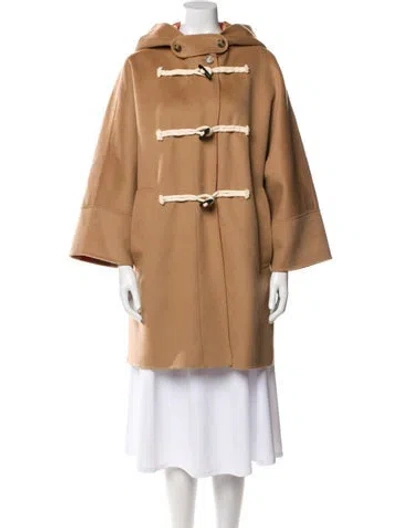 Pre-owned Weekend Max Mara Virgin Wool Coat In Neutral