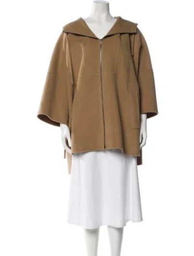 Pre-owned Weekend Max Mara Virgin Wool Coat In Neutral