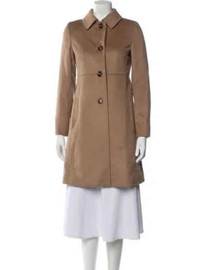 Pre-owned Weekend Max Mara Virgin Wool Coat In Neutral