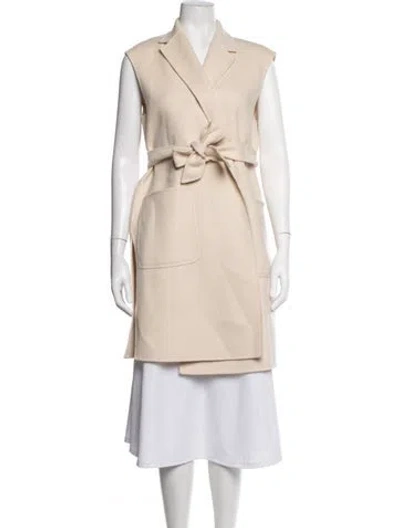 Pre-owned Weekend Max Mara Virgin Wool Coat In Neutrals