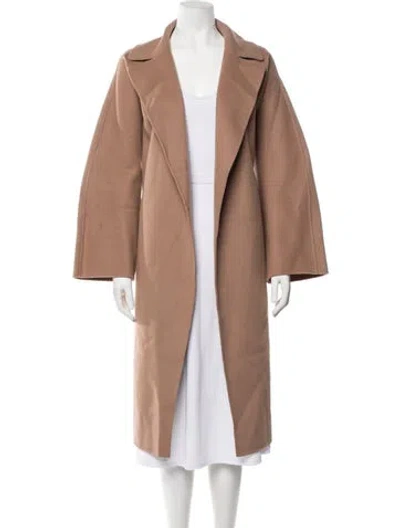 Pre-owned Weekend Max Mara Virgin Wool Coat In Neutrals
