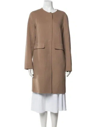 Pre-owned Weekend Max Mara Virgin Wool Coat In Neutrals