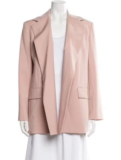 Pre-owned Weekend Max Mara Virgin Wool Coat In Pink